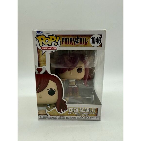 Funko Pop! Animation‎ Fairy Tail - Erza Scarlet No. 1046 Vinyl Figure New In Box - Picture 1 of 2